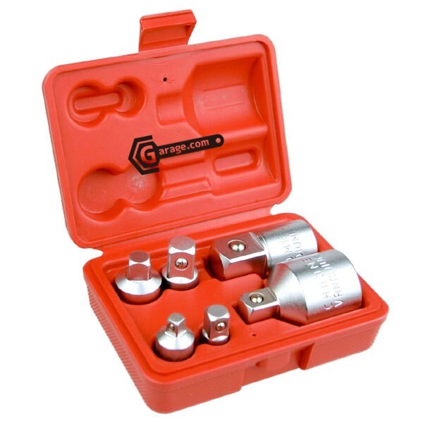 6pcソケット変換アダプターセット ソケットアダプターセット 収納ボックス付き A151拍卖