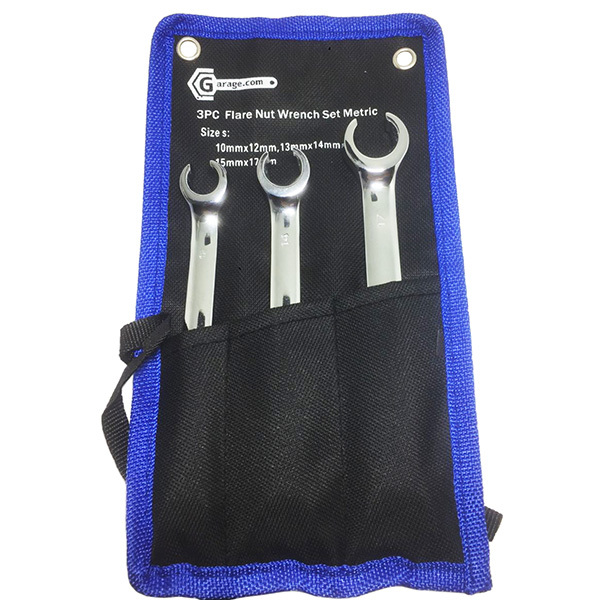 フレアナットレンチ 3本セット 10mm 12mm 13mm 14mm 15mm 17mm T113拍卖