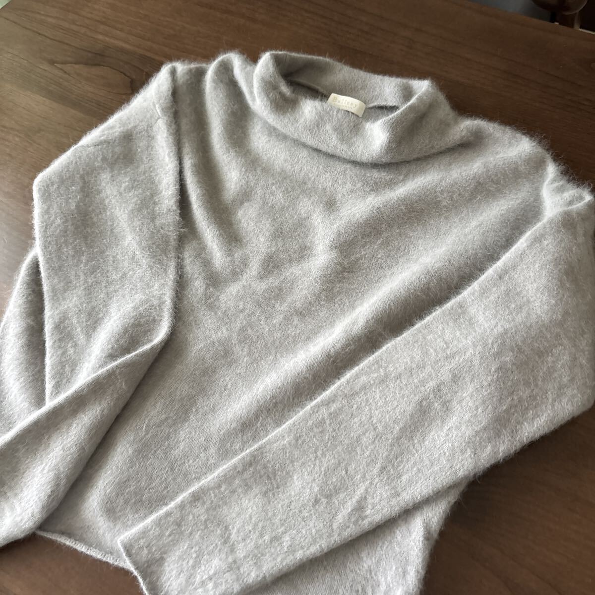 トゥモローランド ボルジー ココア色ふわふわニット S セーター拍卖