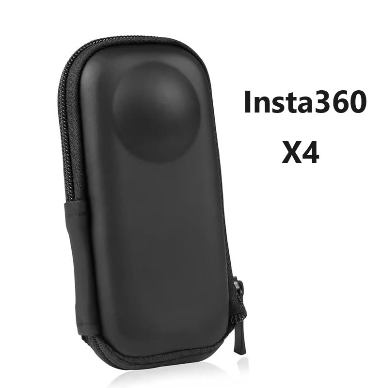 Insta360 X4用 カメラ 保護ケース ファイスナー コンパクト カメラレンズ保護 布グレー拍卖