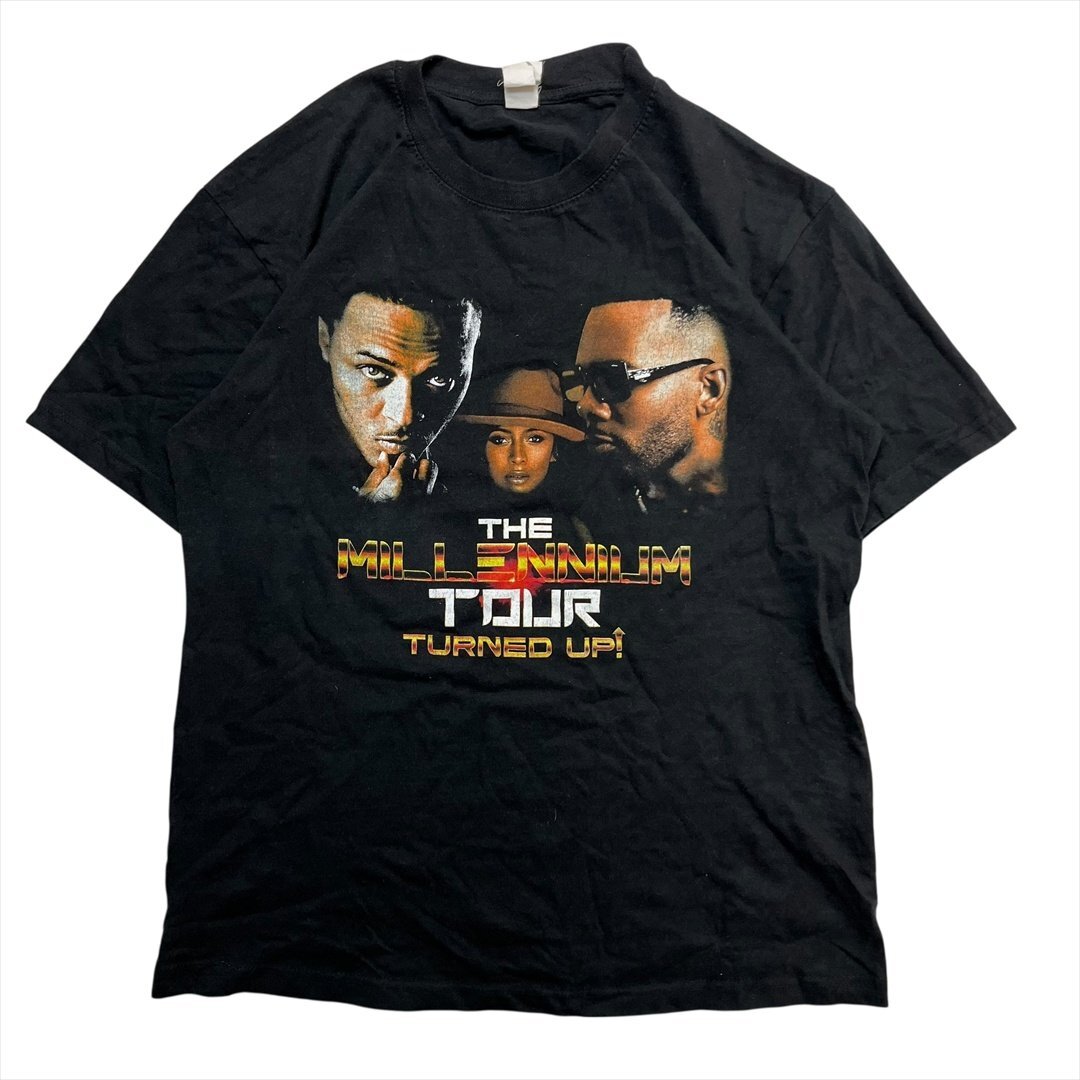 Vintage Millennium Tour 2022 Tシャツ 半袖 メンズ L ブラック 古着 Bow Wow Mario Ying Yang Twins ラップT HIPHOP ヴィンテージ拍卖
