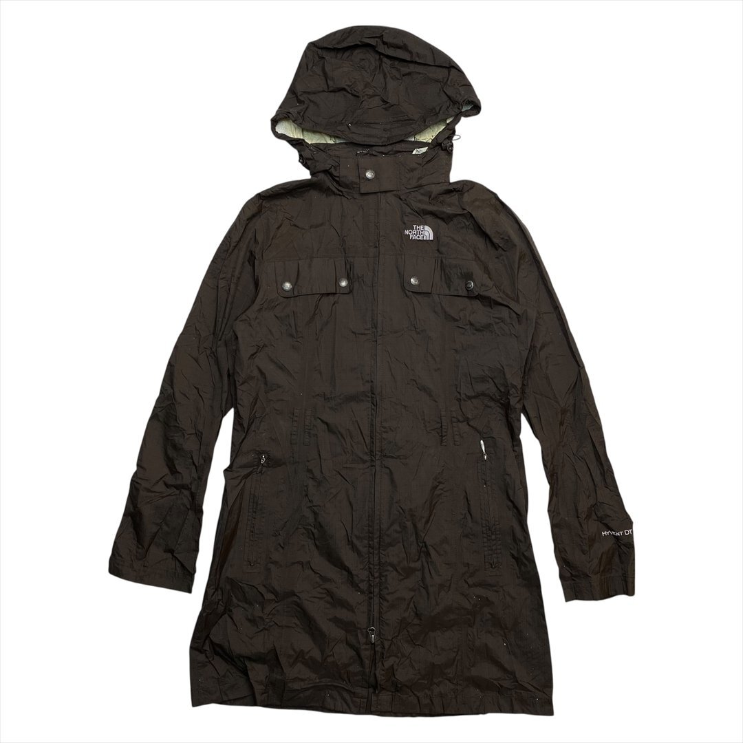Vintage THE NORTH FACE ザ ノースフェイス HYVENT DT ナイロン コート パーカー レディース M ブラウン 古着 ビンテージ ヴィンテージ拍卖