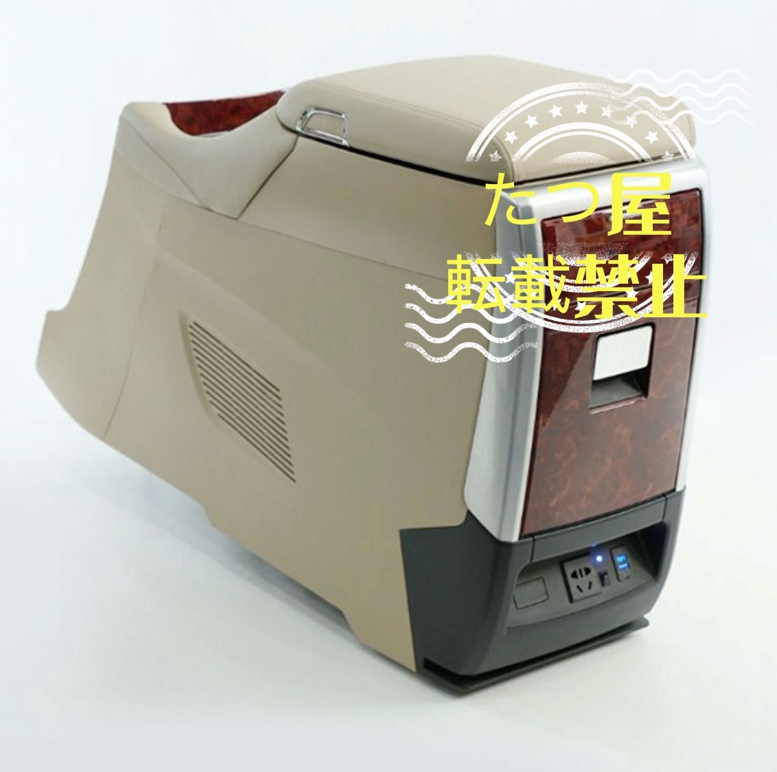 アルファード ヴェルファイア 30系/40系 2015-2022年対応 右ハンドル専用 車載冷蔵庫 冷蔵庫付きセンターコンソール ボックス拍卖