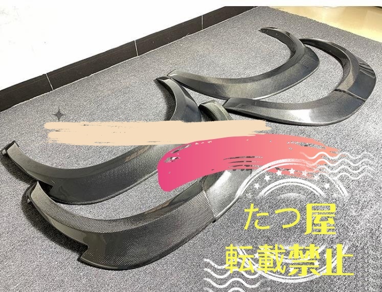 2015-2020 レクサス NX200 NX300 トリムIMGAIN カーボン ワイドフェンダーホイールトリム拍卖