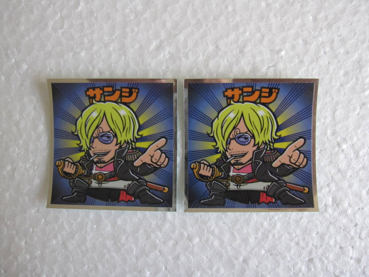 ロッテ/ワンピースマン REDシール No3 サンジ 2枚拍卖