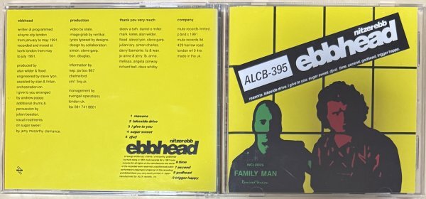 ニッツアー・エブ エブヘッド ALCB-395 Nitzer Ebb Ebbhead EBM industrial metal Mute Alan Wilder拍卖