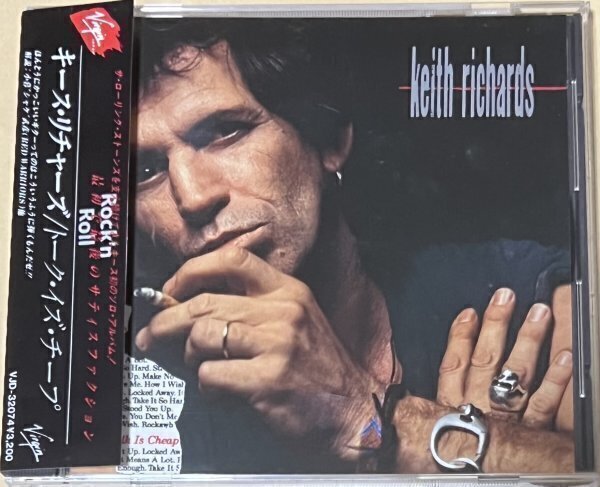 Keith Richards Talk Is Cheap キース・リチャーズ トーク・イズ・チープ 税表記無し 3200円帯拍卖