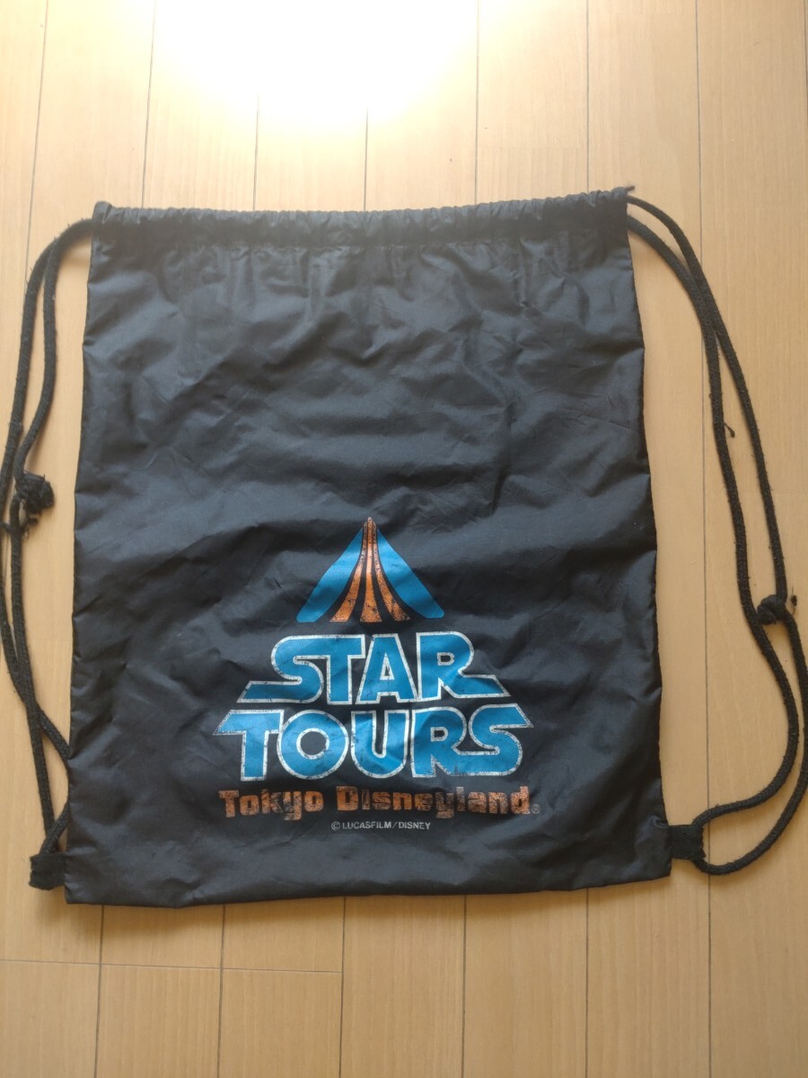 当時物 スターツアーズ ナップサック ディズニーグッズ拍卖
