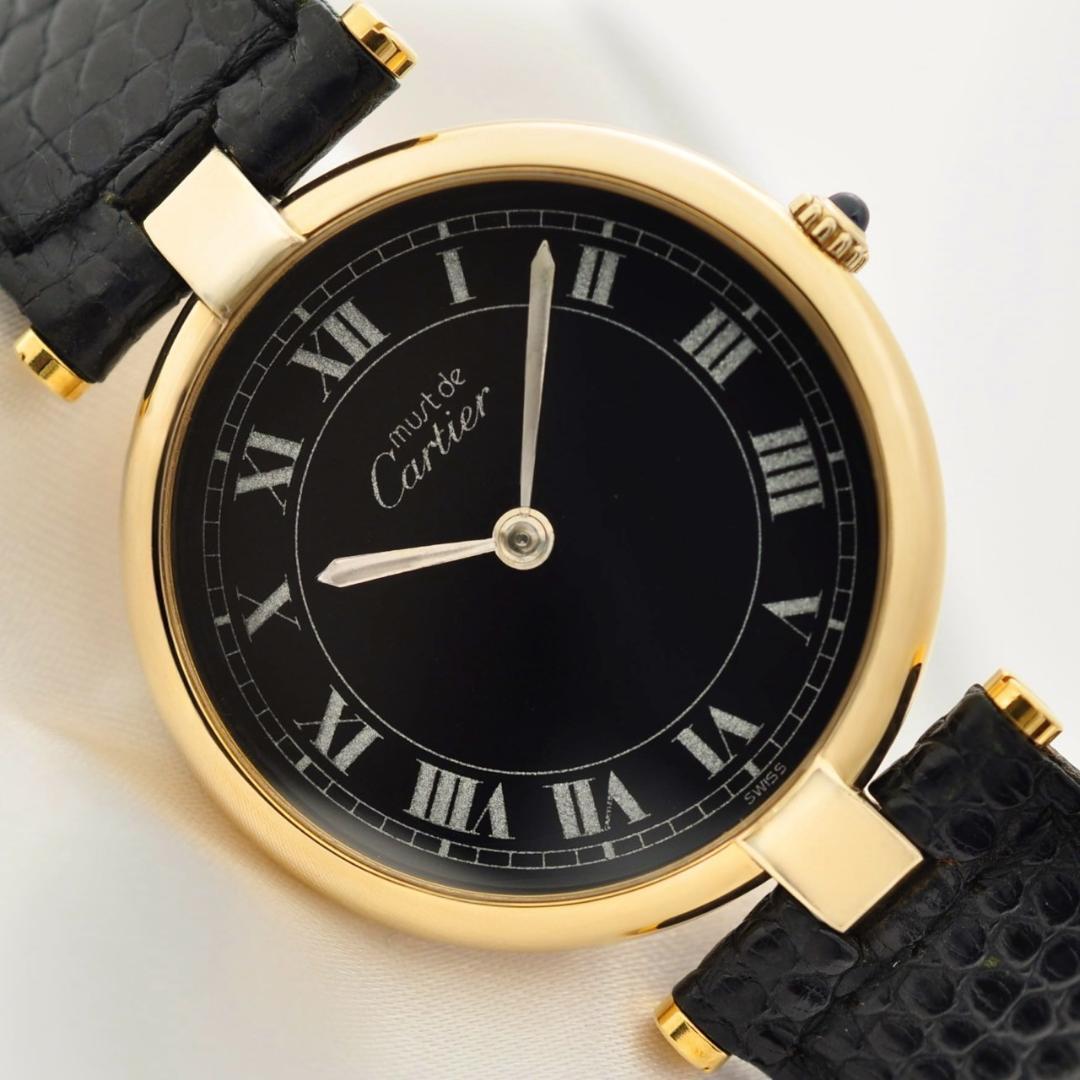 Cartier マストヴァンドーム LM ローマン ヴェルメイユ クォーツ W00012拍卖