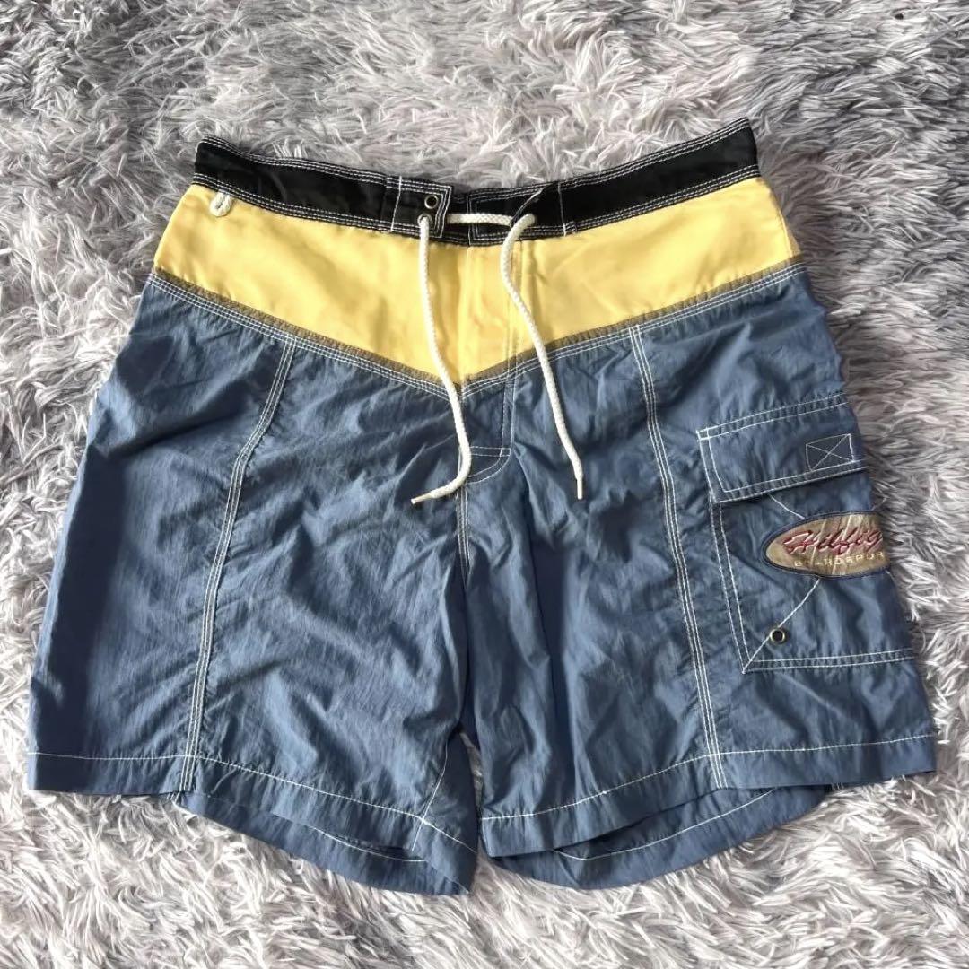 TOMMY HILFIGER ボードショーツ【M】ブルー サーフパンツ 水陸両用拍卖
