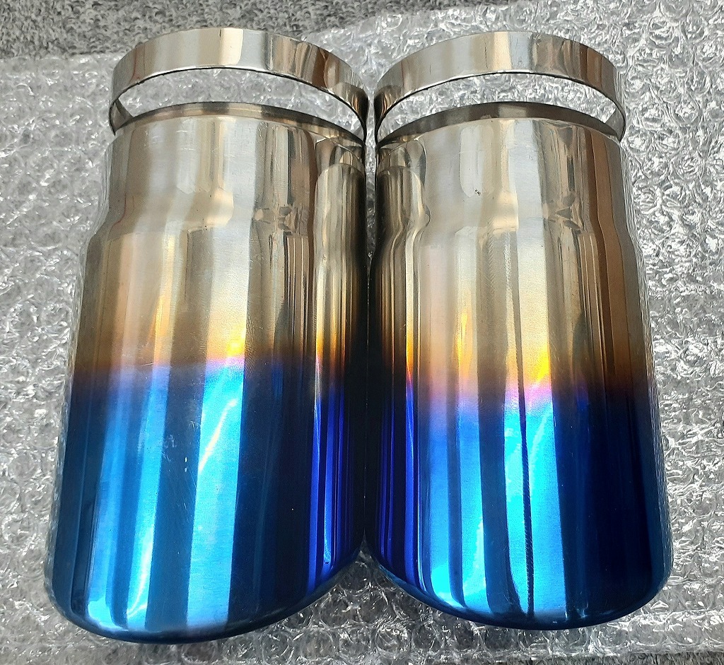 ☆ マフラーカッター ☆ 汎用品 ☆ 中古品 ☆ 2個 1セット ☆拍卖