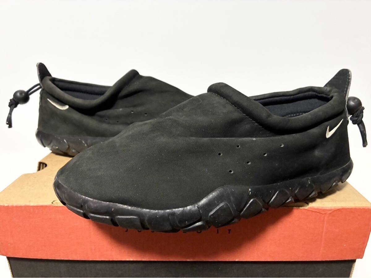 1998 新品箱違 NIKE ACG AIR MOC SYN BLACK WHITE ナイキ エア モック ブラック ホワイト エーシージー 黒 白 黒白 23.5cm US5 175035-021 拍卖
