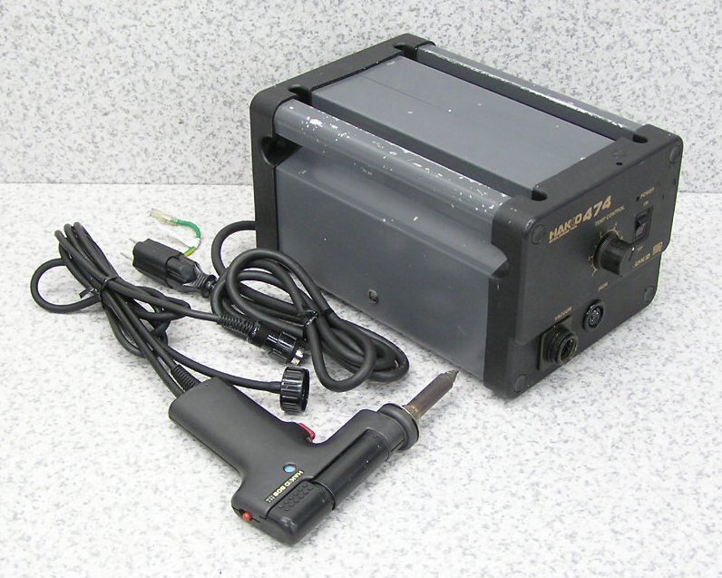 ■♪ HAKKO/白光 はんだ除去装置 474 鉛フリーはんだ対応品 こて (809) 付き拍卖
