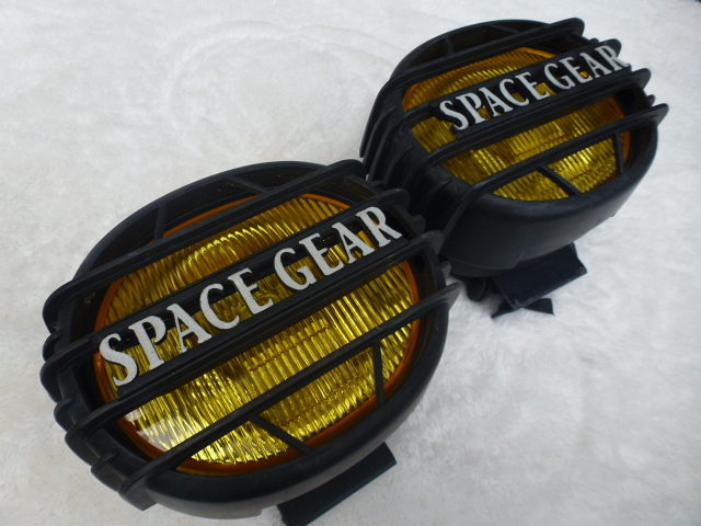 【激レア!】デリカ スペース ギア フォグランプ フォグライト ストーンガード 三菱 純正 オプション 当時物 ミツビシ 4WD 拍卖
