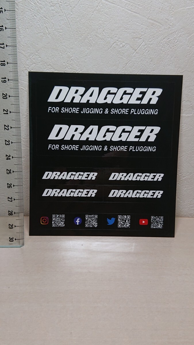 ★ダイワ ドラッガー ステッカー 11×12cm★DAIWA DRAGGER ショアジギング シール拍卖