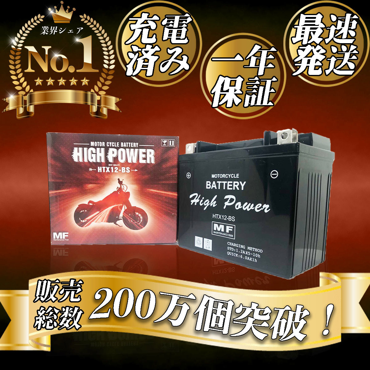 バイク バッテリー 1年保証 MTX12-BS 初期充電済み ATC125M TRX200SX スペイシー250 フォーサイト フュージョン フリーウェイ CB1000SF拍卖