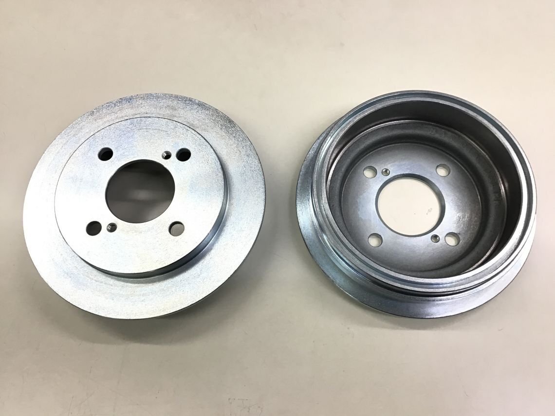 アルト(ワークス,ターボRS) HA36S 2/4WD シルクロード ビックドラムKIT リヤ ブレーキドラム STD リヤブレーキ ドラム 左右SET拍卖