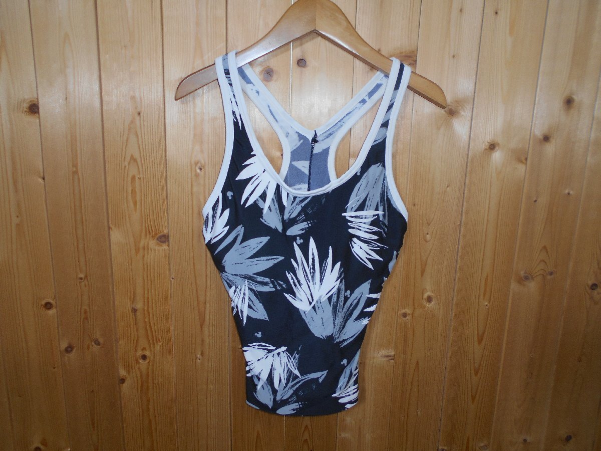 ◆arena製 Disney セパレート水着◆アリーナ製 ディズニー ブラック 葉デザイン DIS-935W サイズL 日本製 ゆうパケット拍卖