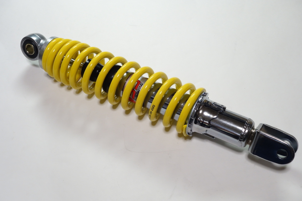 YSS アドレスV125/V125G/V125S クローム/イエロー 5段階式スプリングプリロード 315mm ADDRESS V125 新品拍卖