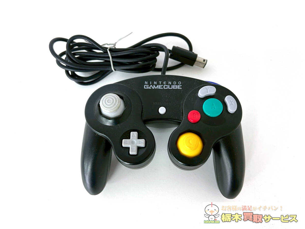 Nintendo /任天堂 ゲームキューブコントローラ 黒 有線 現状品拍卖