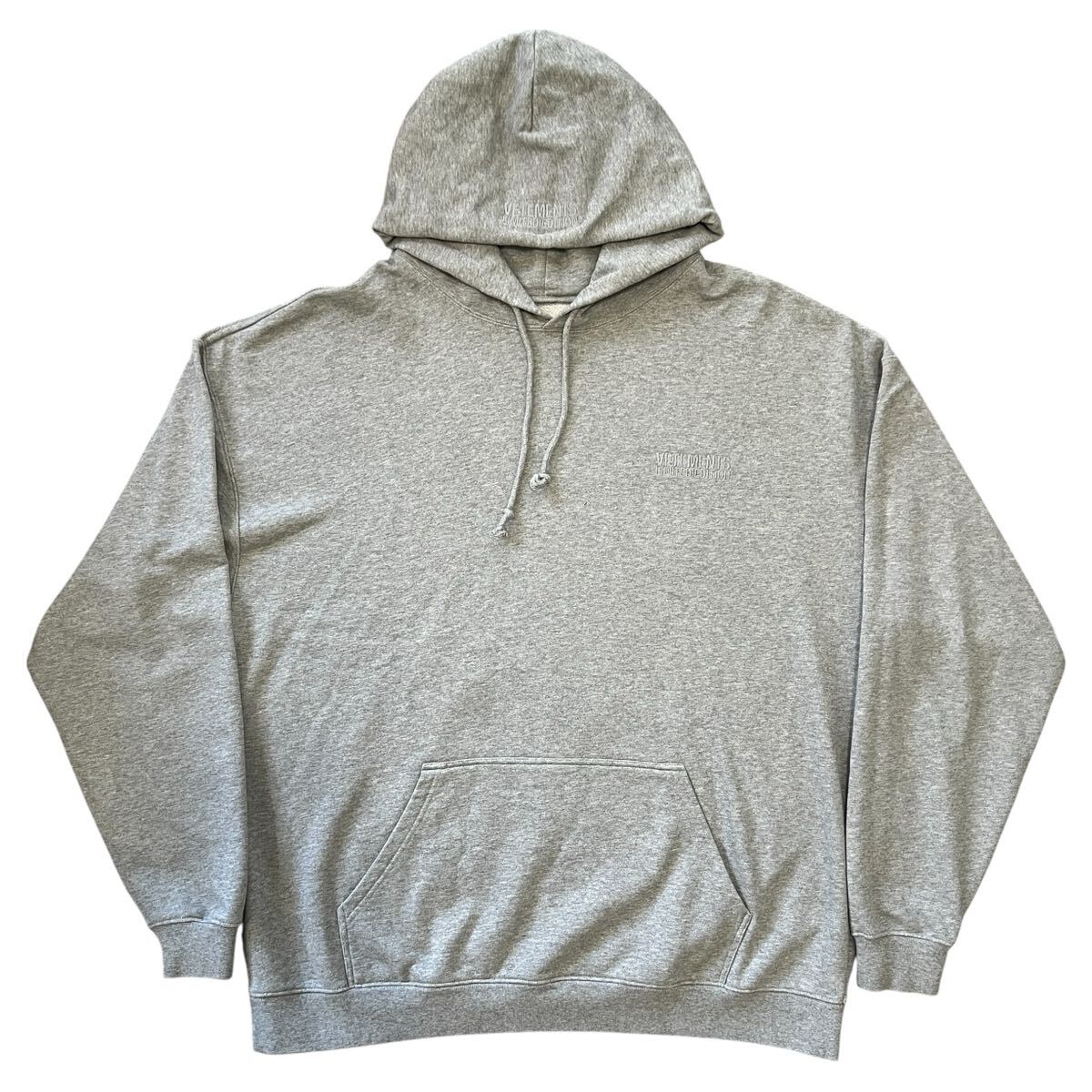 ヴェトモン インサイドアウト プルオーバーフーディ デムナヴァザリア VETEMENTS Inside Out Popover Hoodie Demna Gvasalia パーカー拍卖