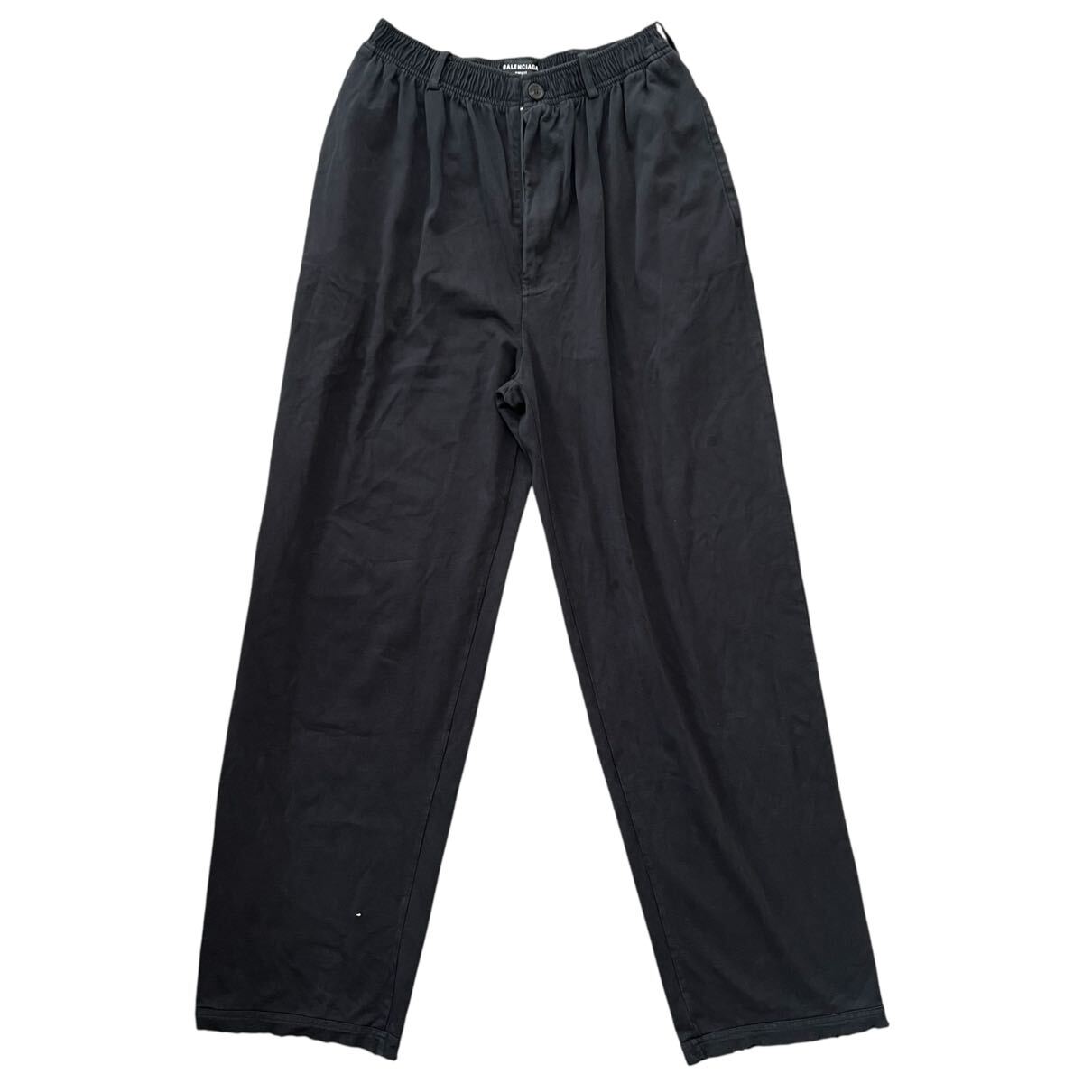 バレンシアガ 2021 デムナヴァザリア コットン ルーズフィット トラウザーズ BALENCIAGA 2021 Demna Cotton Loose Fit Trousers Pants拍卖