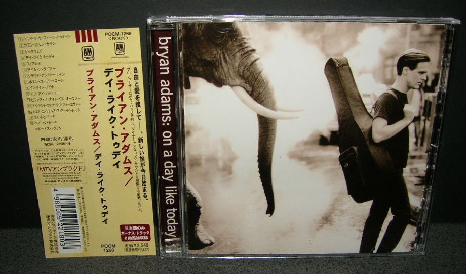 ■国内盤中古CD■ブライアン・アダムス『 デイ・ライク・トゥデイ 』/ bryan adams『 on a day like today 』拍卖