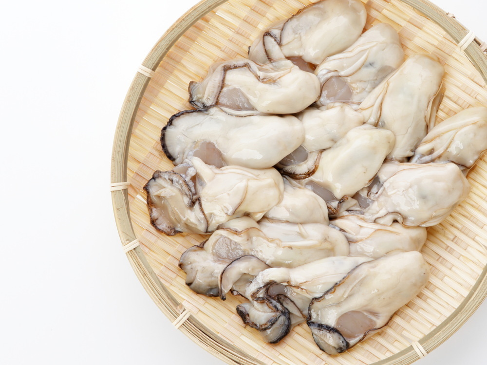 広島県産 カキ 業務用食品1㎏入り【 NET850g】殻き済み むき身かき 冷凍 特大サイズ 2L拍卖