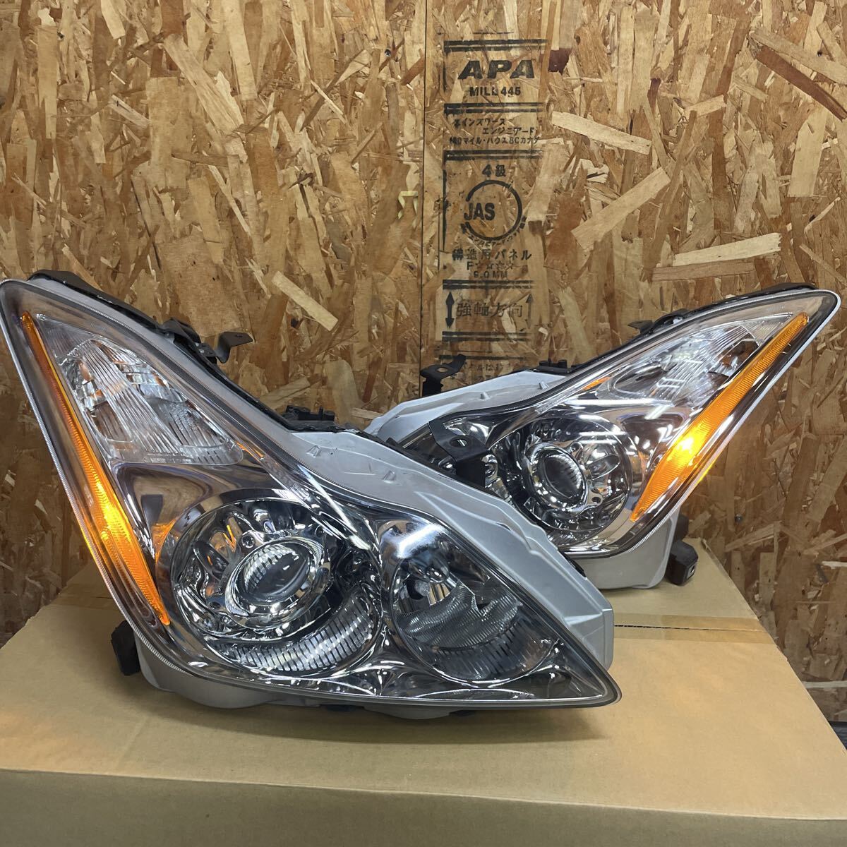 G37 CKV36 US仕様 ヘッドライト左右 スカイラインクーペ V36クーペ Gクーペ USDM 北米仕様 スカクー インフィニティ INFINITI拍卖