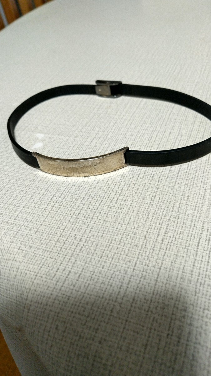 グッチシルバー×ラバーチョーカー used拍卖
