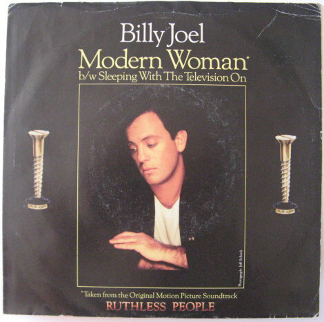 ★EP★BILLY JOEL★MODERN WOMAN/SLEEPING WITH THE TELEVISION ON★ビリー・ジョエル★ピクチャースリーブ・USA盤拍卖