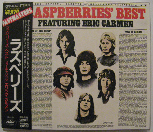 ◆CD◆RASPBERRIES/ラズベリーズ・ベスト ~フューチャリング・エリック・カルメン◆帯有り国内盤拍卖