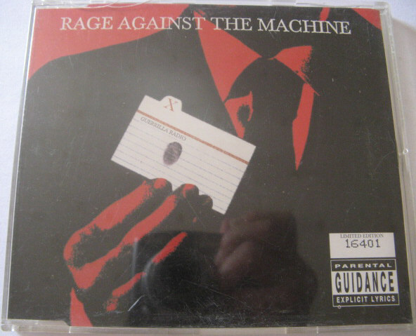 ◆CD◆RAGE AGAINST THE MACHINE/GUERRILLA RADIO◆黒赤盤/レイジ・アゲインスト・ザ・マシーン/3曲入りシングルCD◆限定NO.入り・EU盤拍卖