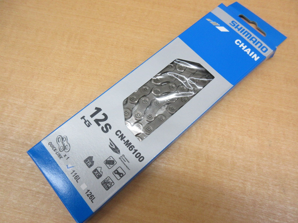 シマノ12速 CN-M6100チェーン 116L/12S クイックリンク付属 新品拍卖