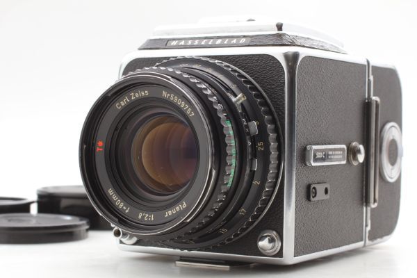完動品 使用感少なめ オーバーホール済み★ ハッセルブラッド Hasselblad 500C Carl Zeiss Planar C 80mm f2.8 T* Lens A12 I モルト交換済拍卖