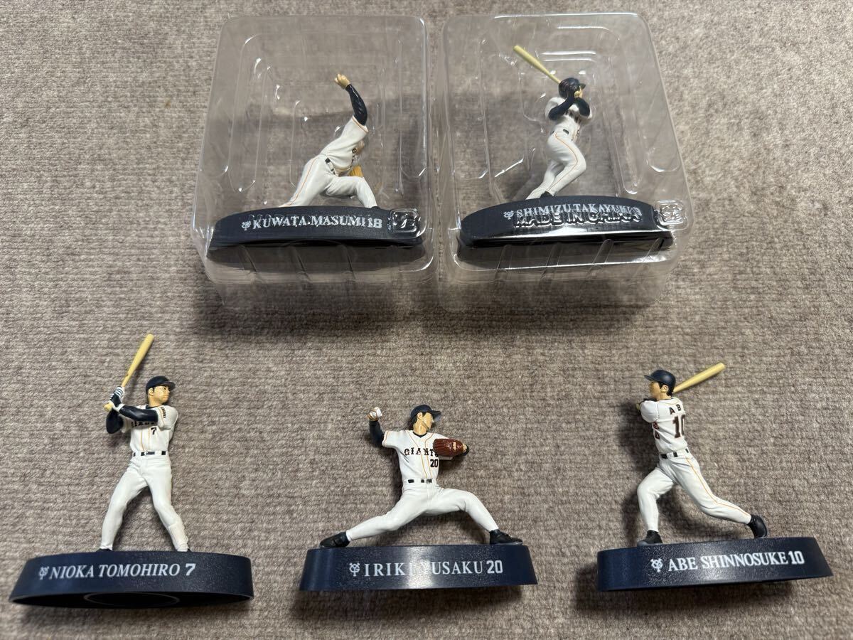 コナミ KONAMI 読売巨人軍 2003 読売ジャイアンツ ボトルキャップ  フィギュア 5種拍卖