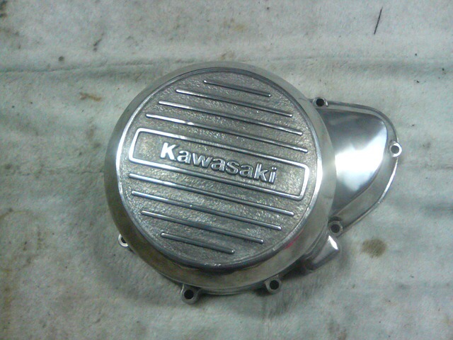 カワサキ純正 Z1000MKⅡ Z1-R ダイナモカバー 中途半端にバフ掛けされております。小傷ありますが中古美品。拍卖