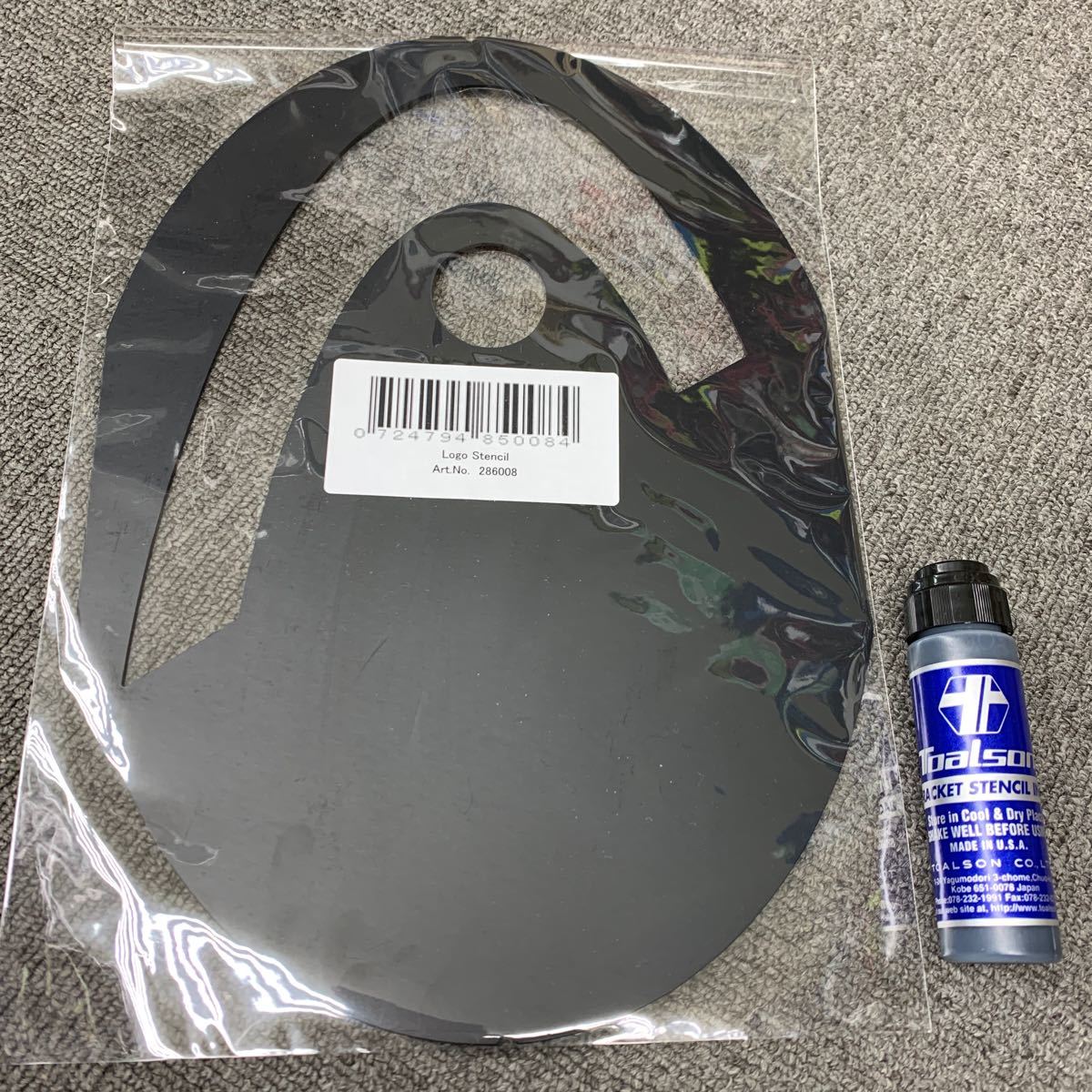 ヘッド ステンシルマークとトアルソン ステンシルインク(ブラック)のセット品拍卖