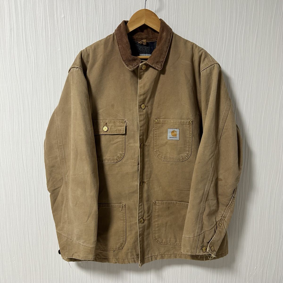 Carhartt カーハート ミシガンチョアコート カバーオール ダックジャケット ブラウン サイズ不明 メンズ a1197拍卖