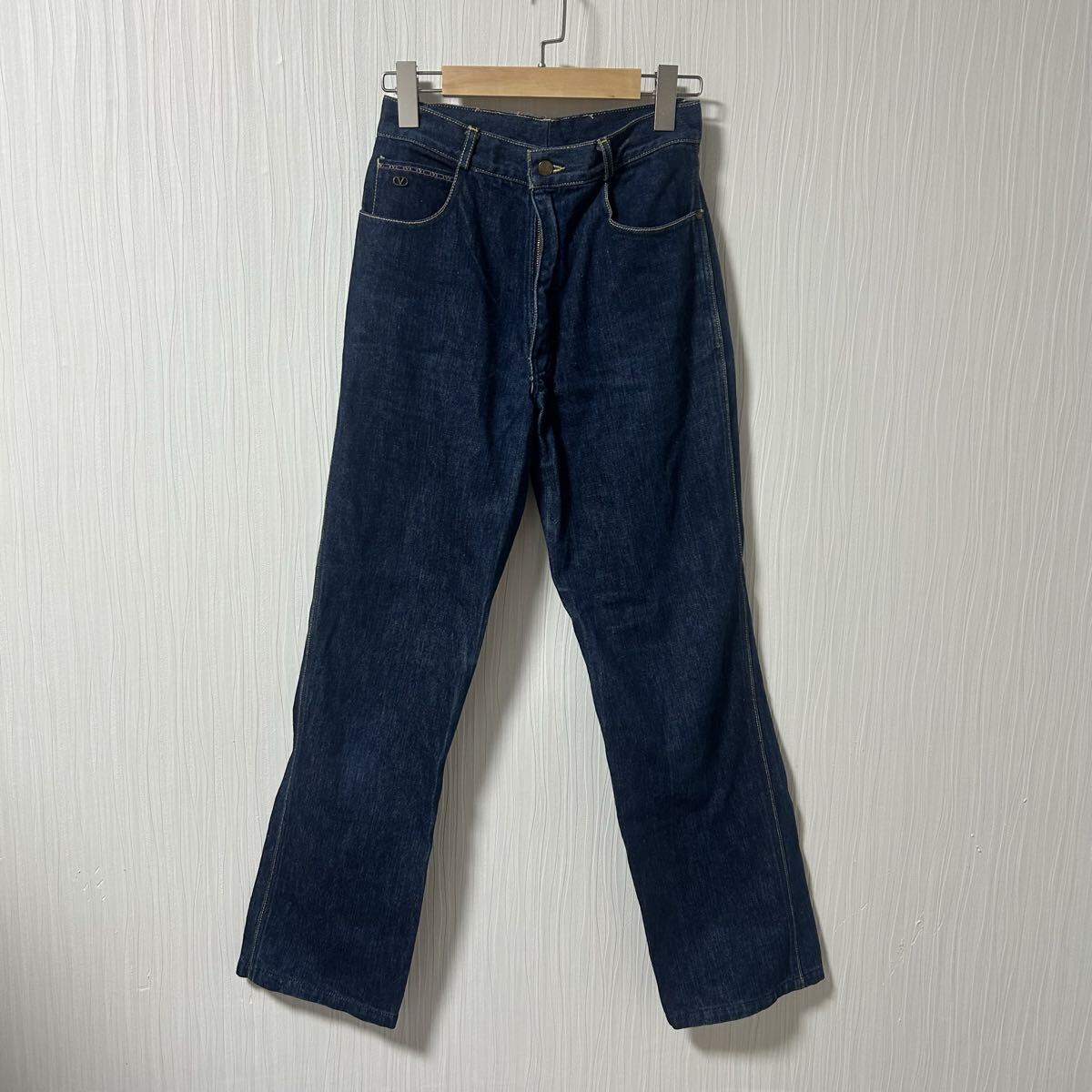 USA製 VALENTINO ヴァレンティノ デニムパンツ サイズ29 米国製 タロンジップ TALON レディース ジーパン a1209拍卖