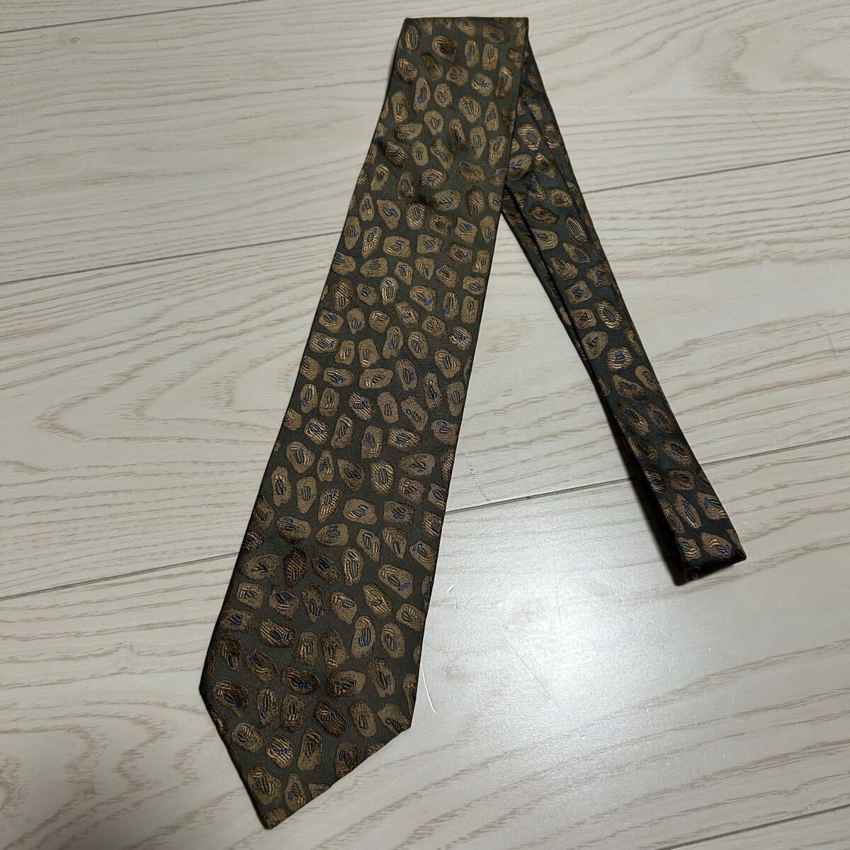 Yves Saint Laurent イヴ サンローラン ネクタイ シルク 緑系 紳士 a1220拍卖