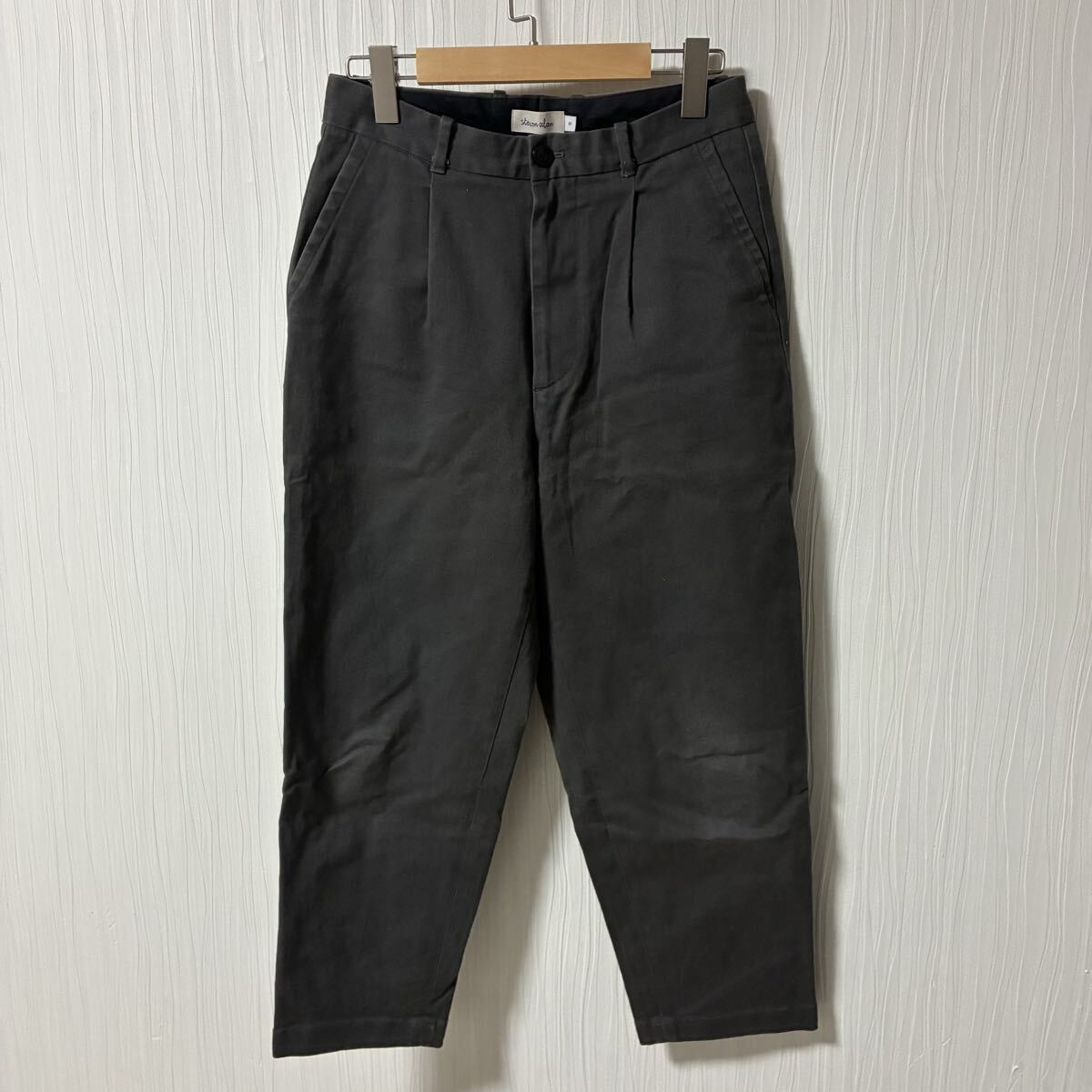 Steven Alan スティーブンアラン SUPER BAGGY TAPARED ANKLE パンツ メンズ チャコールグレー サイズS バギー テーパードパンツ a1233拍卖