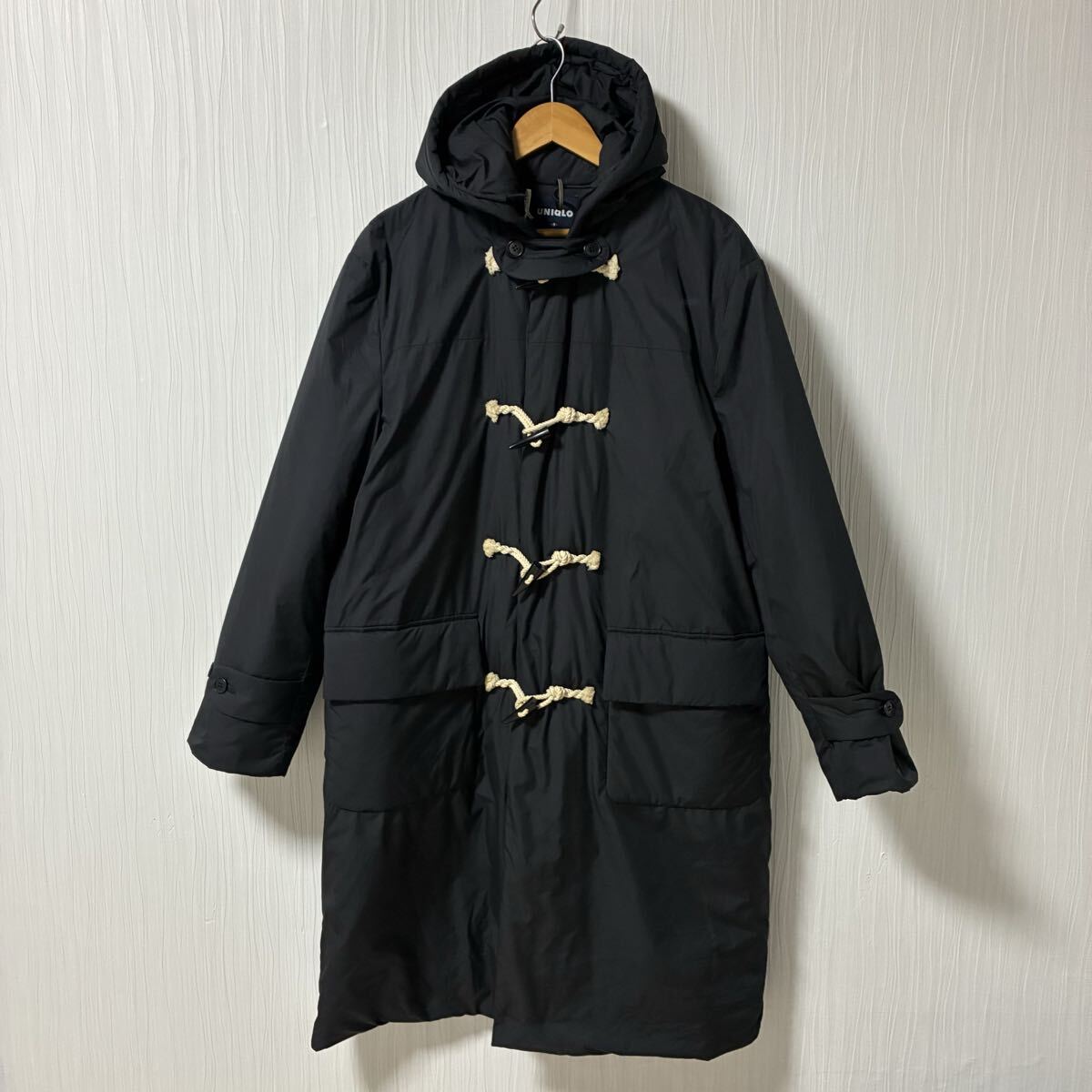 90s OLD UNIQLO ユニクロ 中綿コート ブラック メンズ サイズM 1993 オリンピック ダッフルコート JOC公式 オールドユニクロ a1241拍卖