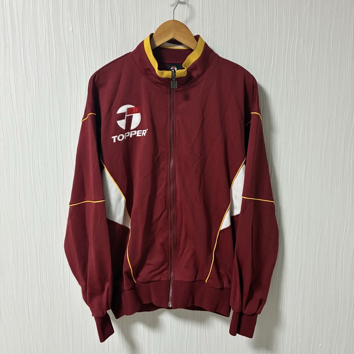 TOPPER トッパー トラックジャケット メンズ サイズ3L ジャージ ジャケット 赤系 スポーツ a1263拍卖
