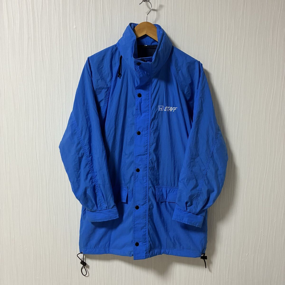 HONDA ホンダ ナイロンジャケット メンズ サイズL 青系 STAFF スタッフ ジャケット アウター クルマ 本田 a1271拍卖