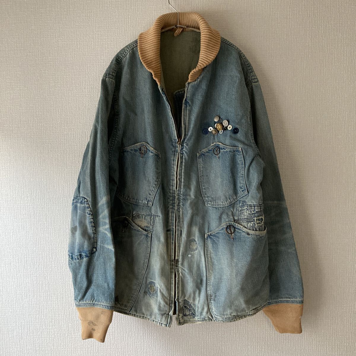 KAPITAL キャピタル ヴィンテージ加工 ハンティング ワーク ジャケット拍卖