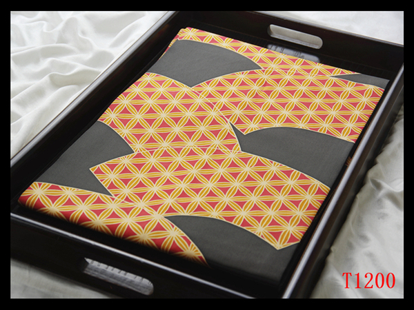 蔵【T1200】西陣逸品 塩瀬 染め帯 地紙紋 錆鼠色地 気品豊かに 正絹高級美術名古屋帯 ◇検簪着物袋帯和装小物帯締め拍卖