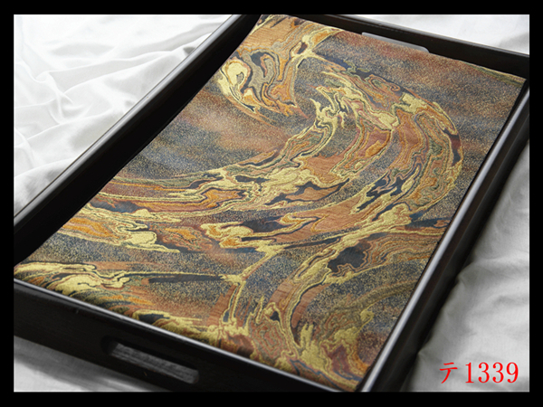 蔵【テ1339】西陣逸品 水紋 気品豊かに 正絹純金糸六通高級美術袋帯 ◇検◇簪着物名古屋帯和装小物帯締め拍卖