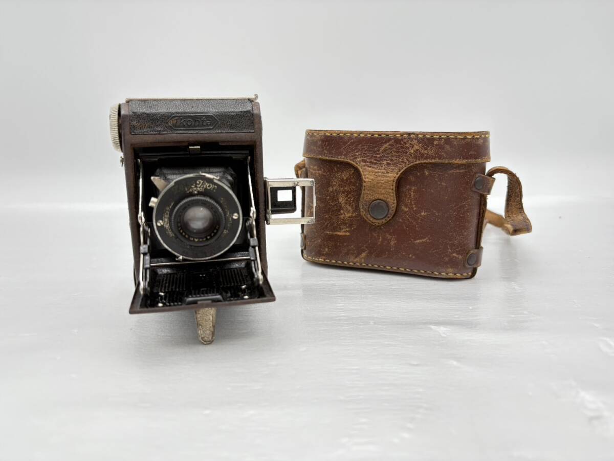 【レア】ZEISS IKON IKONTA 520/18 蛇腹 カメラ 1:4.5 f=5cm ツァイス イコン アンティーク ヴィンテージ 当時物 現状拍卖
