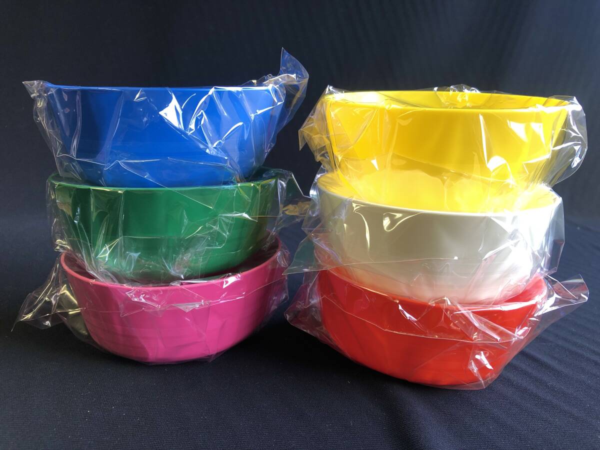 新品 IKEA KALAS ボール 食器 カラフル プラスティック 6色6個組 デザート皿 ハロウィン クリスマス パーティーに拍卖